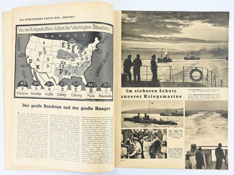 German Third Reich Magazine 'Die Woche' 1940