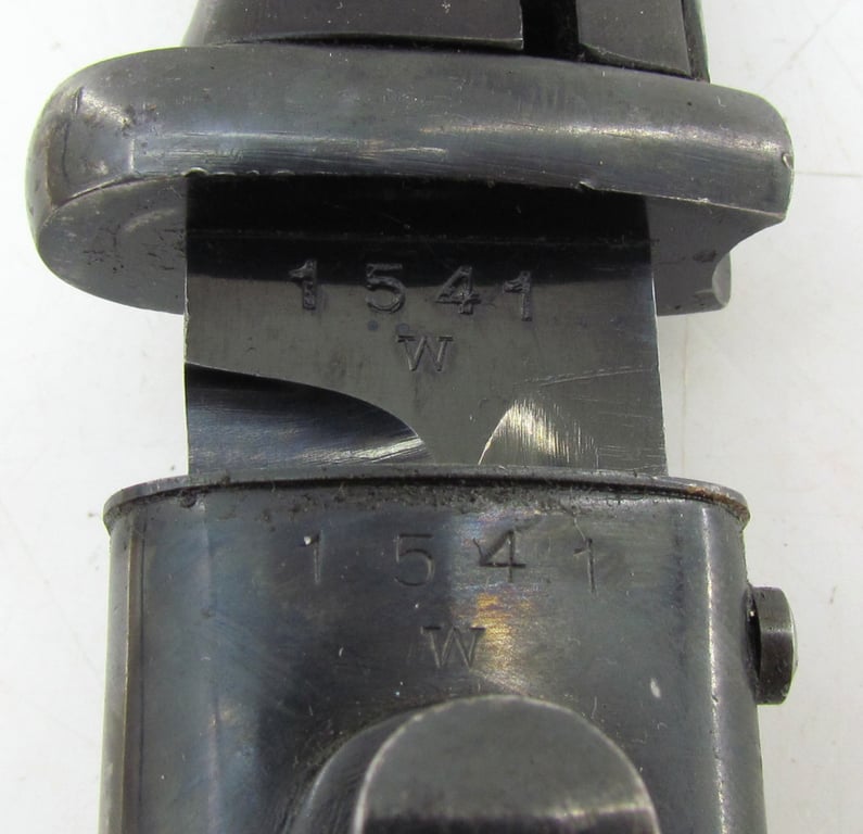 Matching K98 bayonet marked 41 fnj