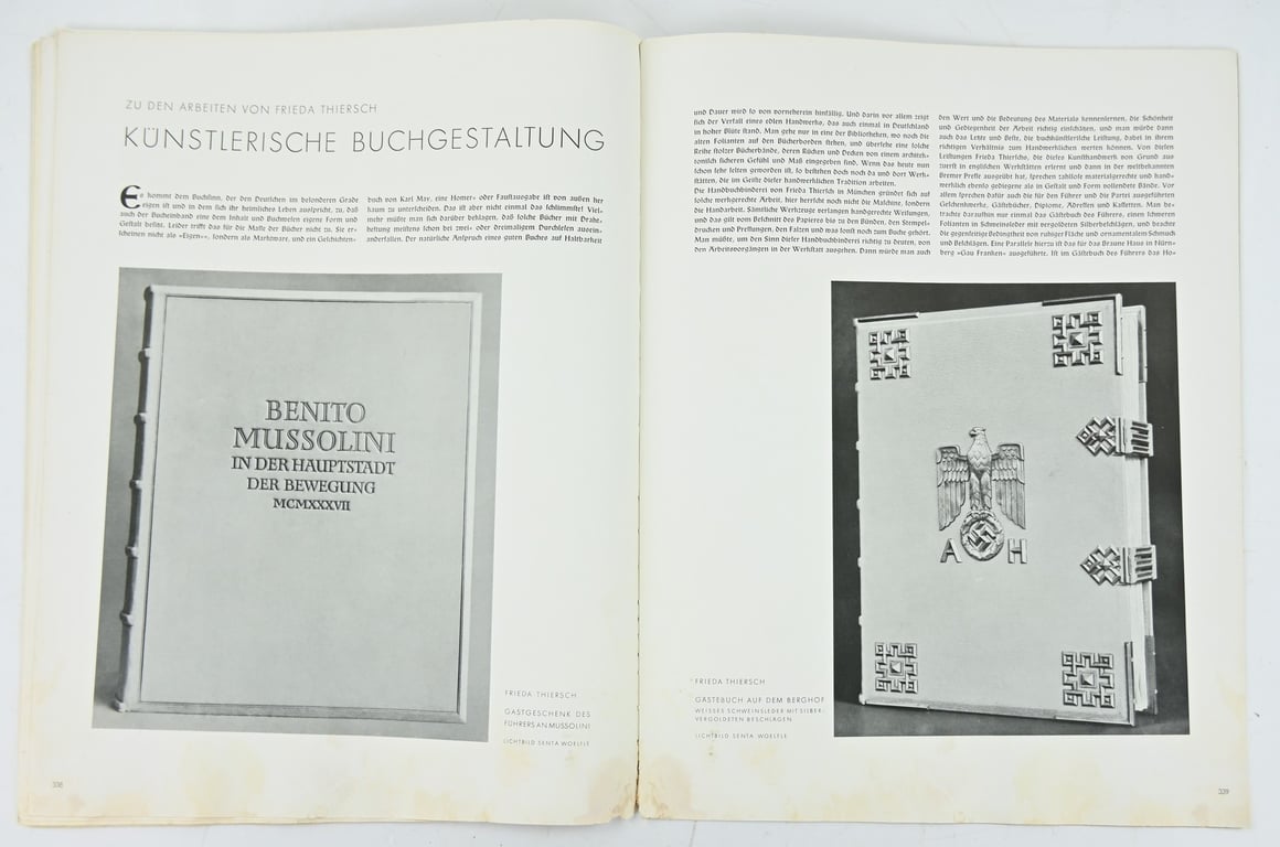 German Third Reich Magazine 'die Kunst im Deutschen Reich' 1939