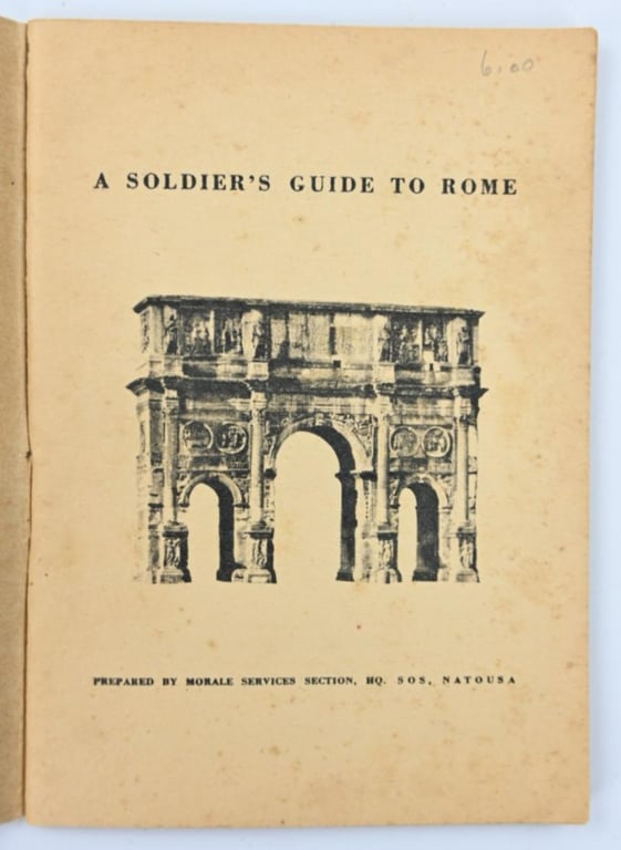 US WW2 Soldiers Guide to Rome