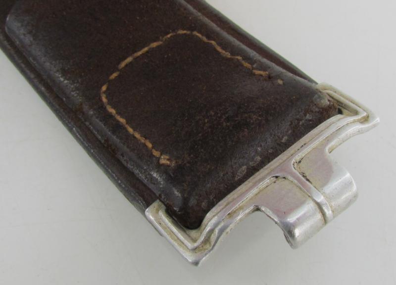 Luftwaffe Tabbed Alumium Belt Buckle ( 1937 LBA ) with Belt