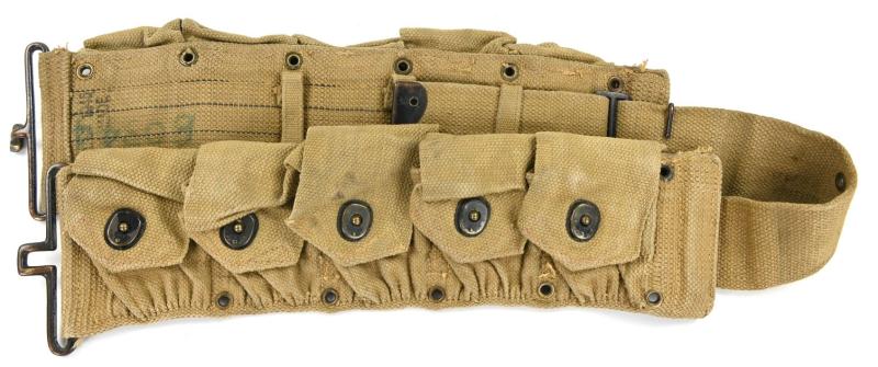 US WW2 M1 Garand Ammo Belt British Made