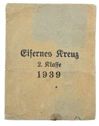 German Iron Cross 2nd Class Medal Pouch