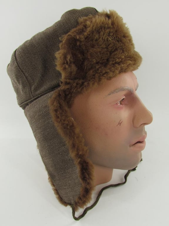 WW2 Bulgarian ( Civillian ) Fur Winter Hat