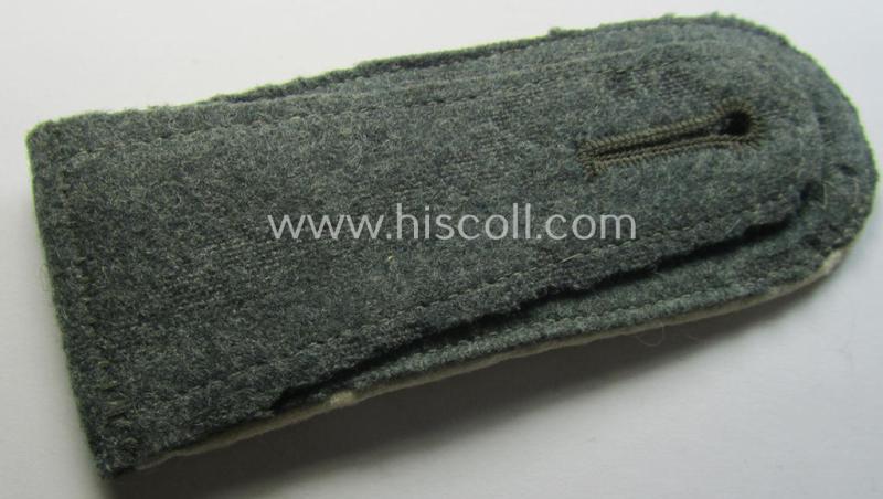 Single, WH (Heeres) early- (ie. mid-) war-period and 'cyphered' NCO-type shoulderstrap: 'Feldwebel des Wehr-Ersatzdienstelle im Wehrkreises XVII'