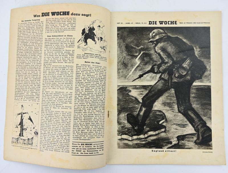 German Third Reich Magazine 'Die Woche' 1940