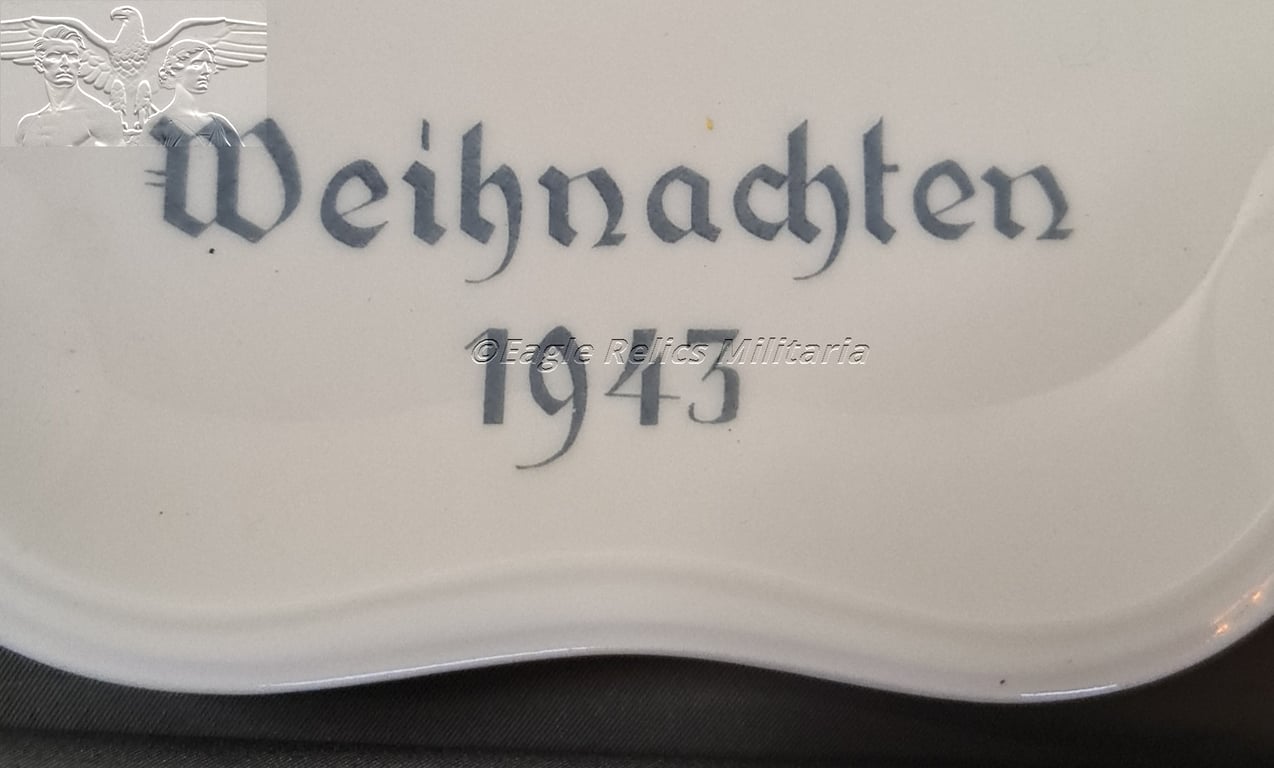 Luftwaffe Wall plate Christmas 1943