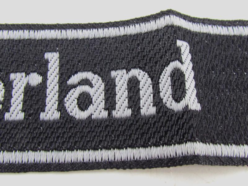 Waffen SS "Landstorm Nederland" BeVo Cufftitle