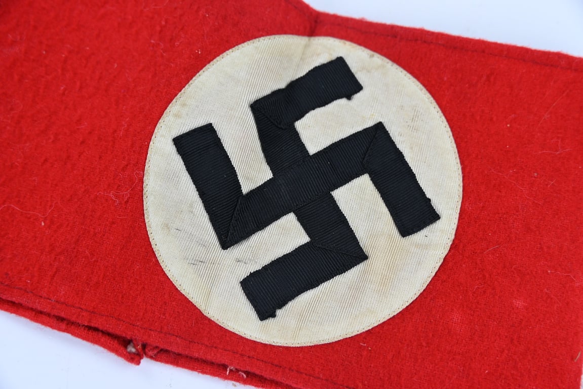German NSDAP Political Swastika Armband