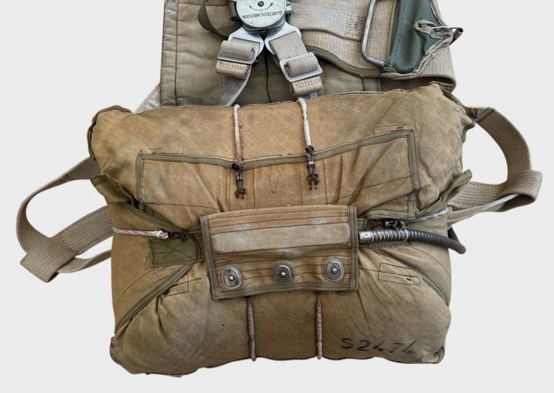 Luftwaffe Fighterpilot Seat with Parachute and harness