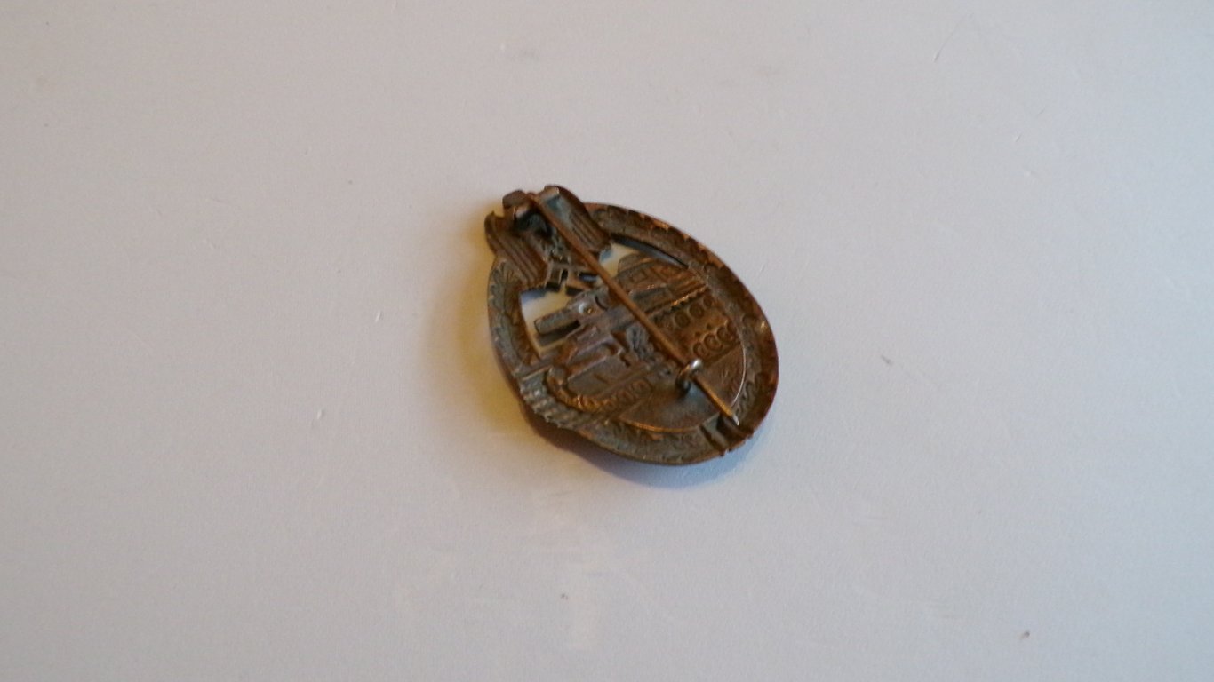 Panzerkampfabzeichen in bronze
