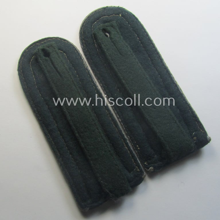 Pair of WH (Heeres) early-war-period- (ie. 'M40'-pattern, 'tailor-made') NCO-type shoulderstraps: 'Uffz. eines Nachschub-Kraftfahr-Abts.'