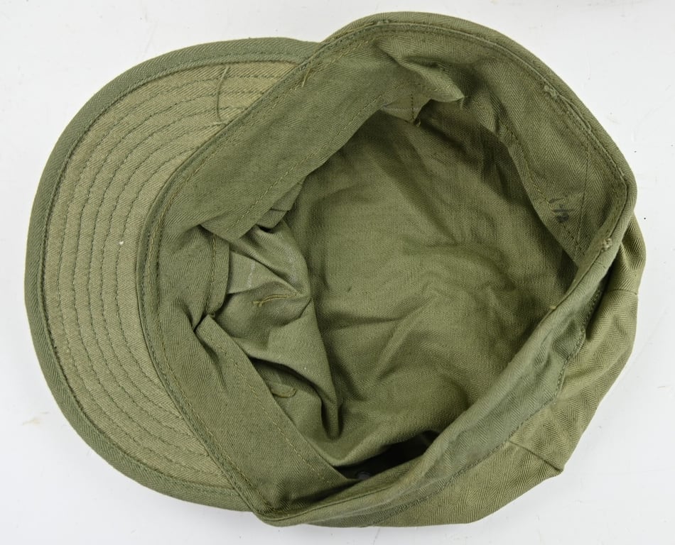 US WW2 Army HBT Short Bill Cap 1943
