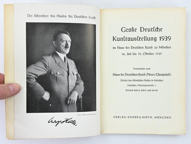 German Third Reich Art Catalogus 1939