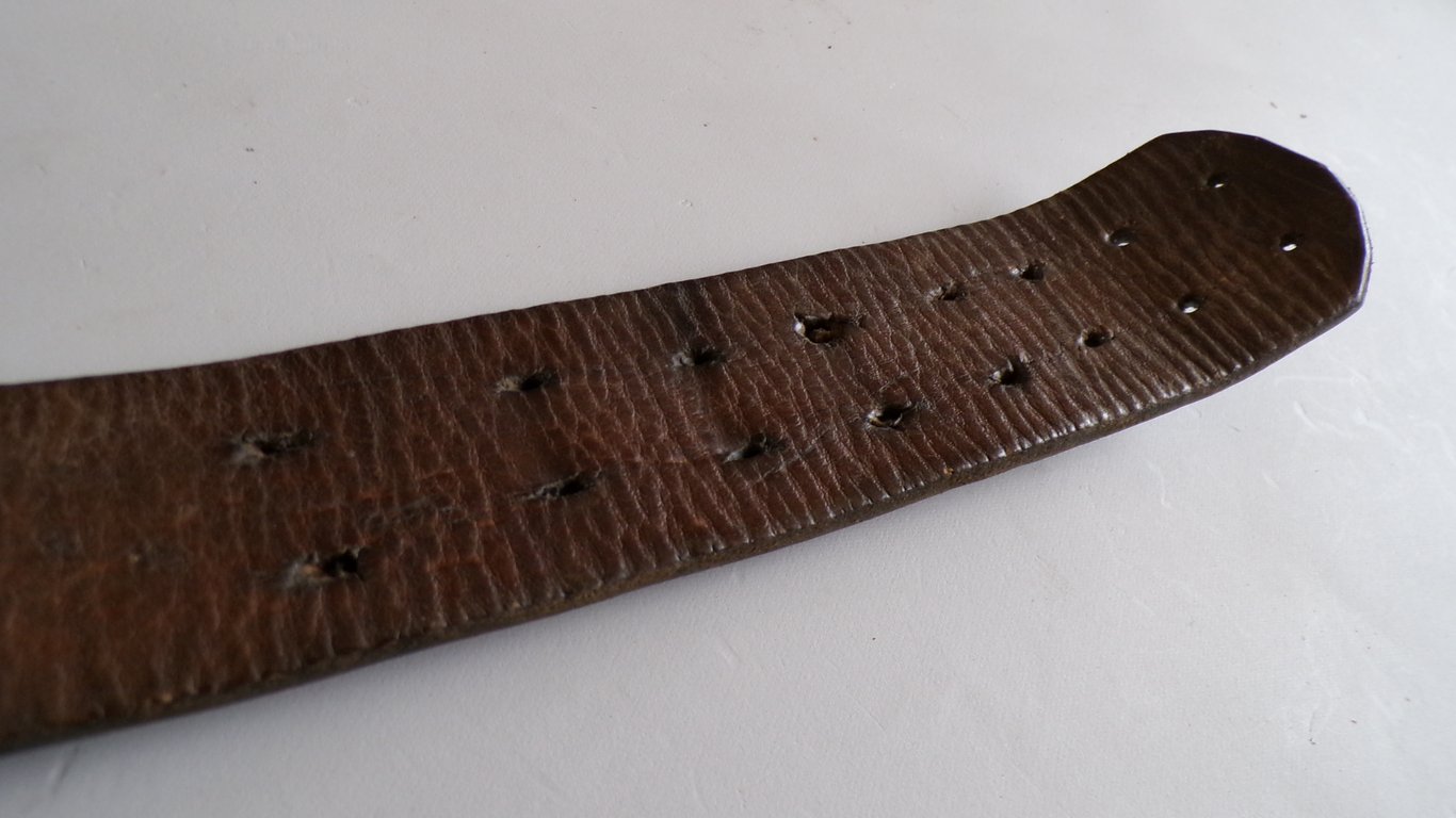 M40 Combat Leather Belt - 100cm