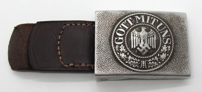 (Heer) EM/NCO's Aluminum Belt Buckle 'FLL' 1938