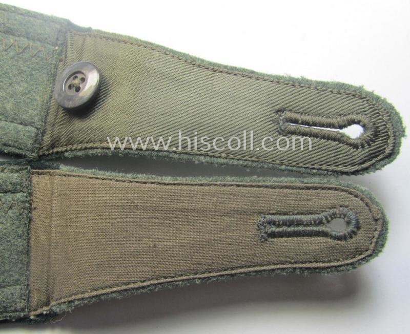 Pair of WH (Heeres), 'cyphered' and early- (ie. pre-war-) period- (ie. 'M36'- ie. 'M40'-pattern and pointed-style) NCO-type shoulderstraps: 'Uffz. des Panzerjäger-Abts. 15'