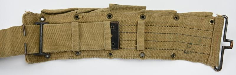 US WW2 M1 Garand Ammo Belt British Made