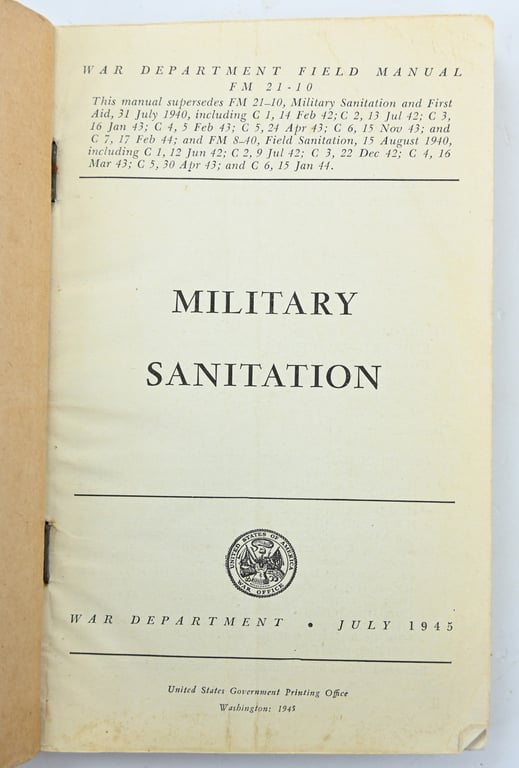 US WW2 Field Manual FM 21-10