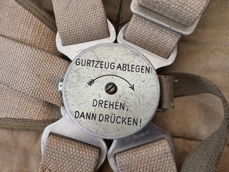 Luftwaffe Fighterpilot Seat with Parachute and harness