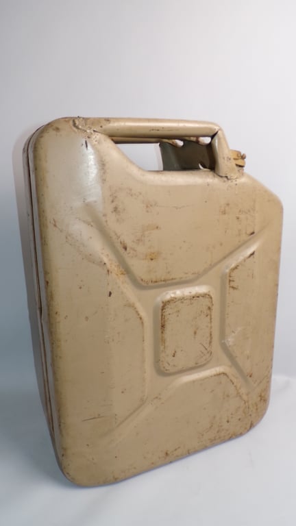 Tan color Wehrmacht-Einheitskanister (German Jerrycan)