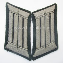 Pair of WH (Heeres) collar-tabs (ie. 'Kragenspiegel für...