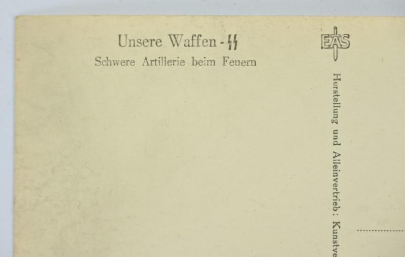 German Waffen-SS Kriegsberichter Postcard 'Unsere Waffen-SS'
