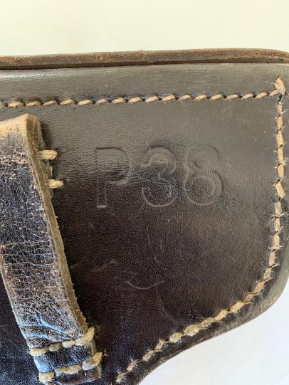 WH (Heer)/Waffen-SS P38 Leather Holster