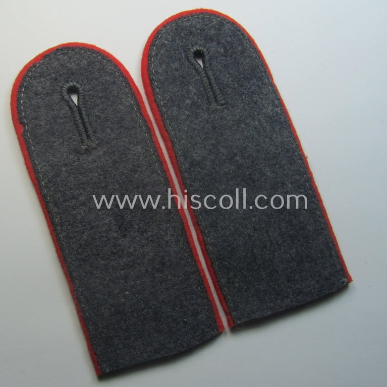 Pair of neatly 'cyphered', WH (Luftwaffe) EM-type shoulderstraps: 'Soldat des Festungs-Flakartillerie-Abtlgs o. Rgts. 34'