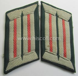 Superb, pair of WH (Heeres) later-war-pattern, officers'-type collar-tabs...