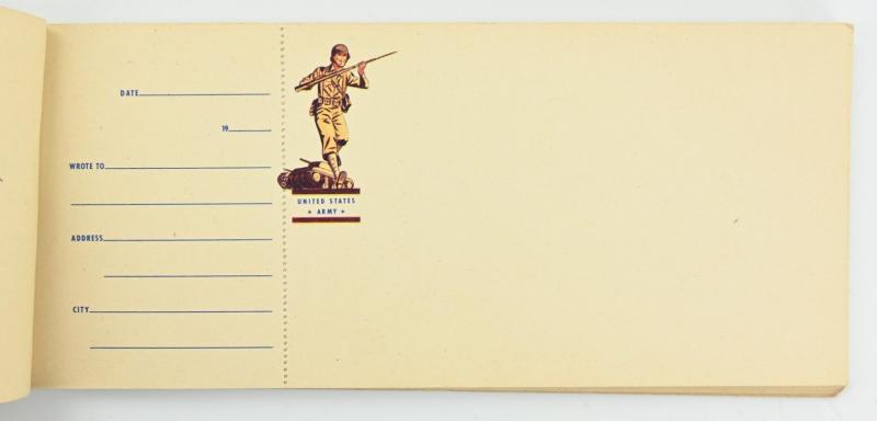 US WW2 Postcard Booklet