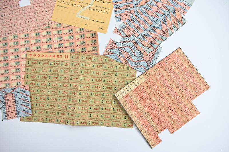 Dutch WW2 Various Food Coupons