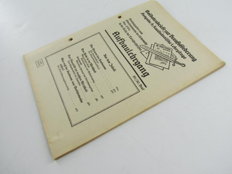 Soldatenbriefe zur Berufsförderung. Grundlehrgang