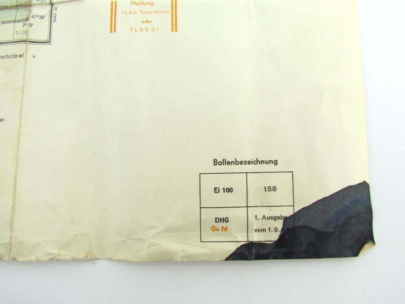 Wehrmacht "Truppenkarte" Littoria ( Italy ) 1943