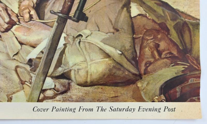 US WW2 Poster 'He Gave His Blood…'