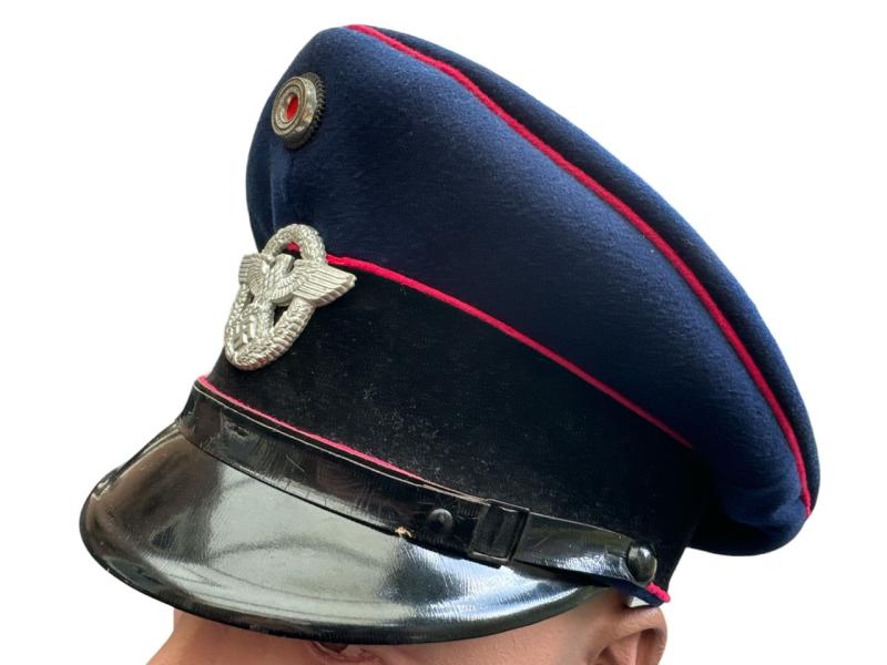 Feuerschutzpolizei ( Fire Police ) EM/NCO Visor Cap