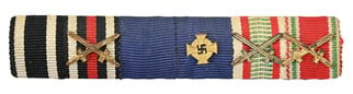 German WW1 6-Pieced Ribbonbar