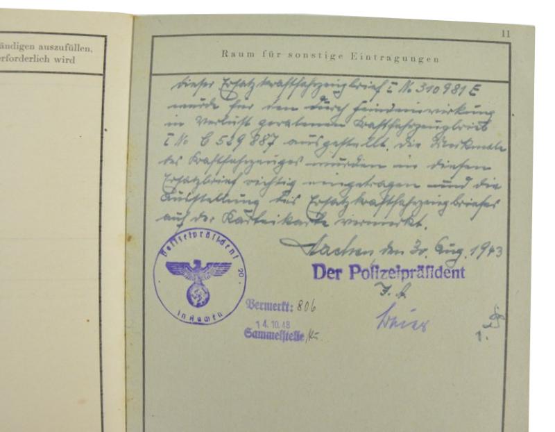 German Vehicle Registration Form