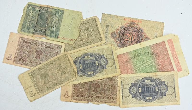 German Third Reich Period Banknotes