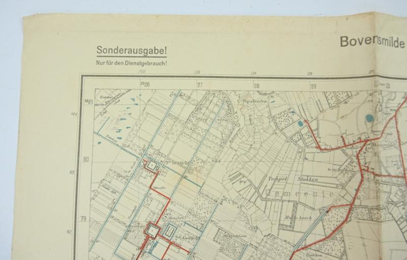 German Mapcard of 'Bovensmilde' Holland