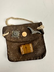 WW2 German Dog Tag Carrying Pouch "Home Made"