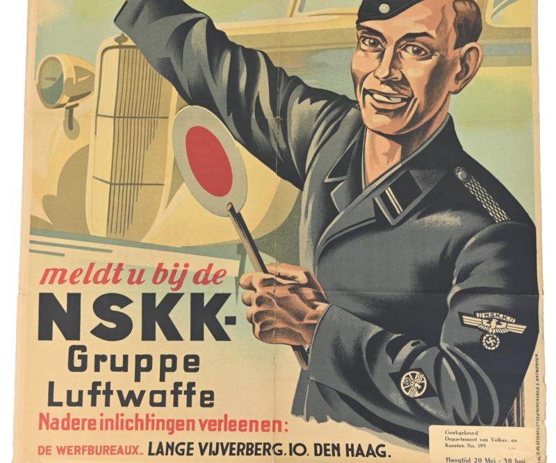 Dutch NSKK Poster 'Ook Gij behoort bij ons'