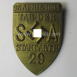 Commemorative - rarely found and early-period! - golden-toned...