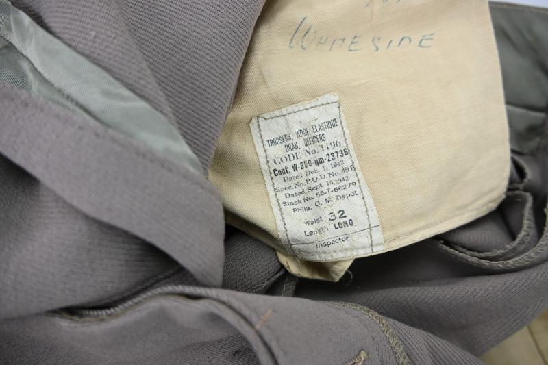 US WW2 Officer Pinks Trousers
