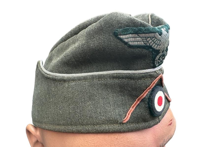Wehrmacht (Heer) Panzerjäger Officer Overseas Cap