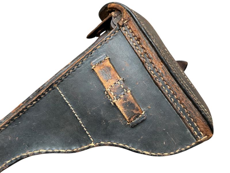 WWI P08 Artilery Leather Holster and cleaning rod