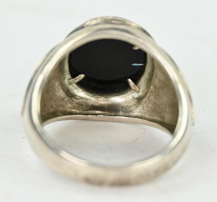 US WW2 Period Men's Ring with Eagle
