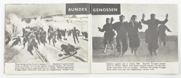 Allied WW2 Droppingsflyer 'Illustrierte Geschichte 2e Weltkrieg'