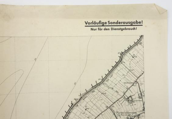 German Mapcard of 'Wijnaldum' Holland