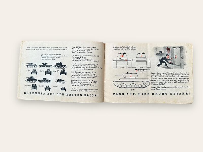 German WWII Booklet 'Panzerknacker'